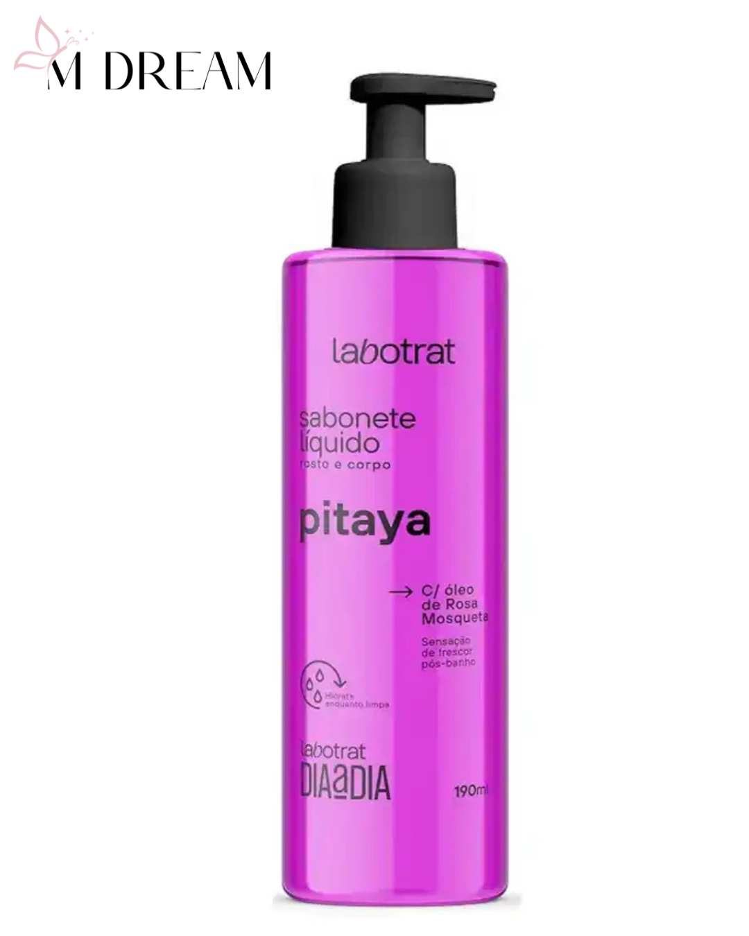 Sabonete Líquido Pitaya Rosto e Corpo 190ml – Labotrat Dia a Dia