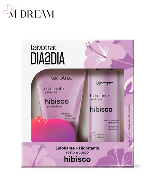 Kit Dia a Dia Labotrat- Esfoliante e Hidratante HIBISCO