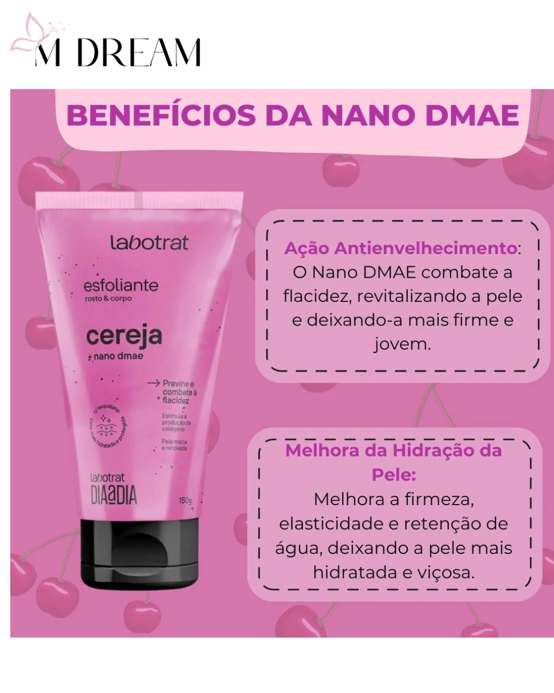 Esfoliante Facial e Corporal Labotrat Cereja