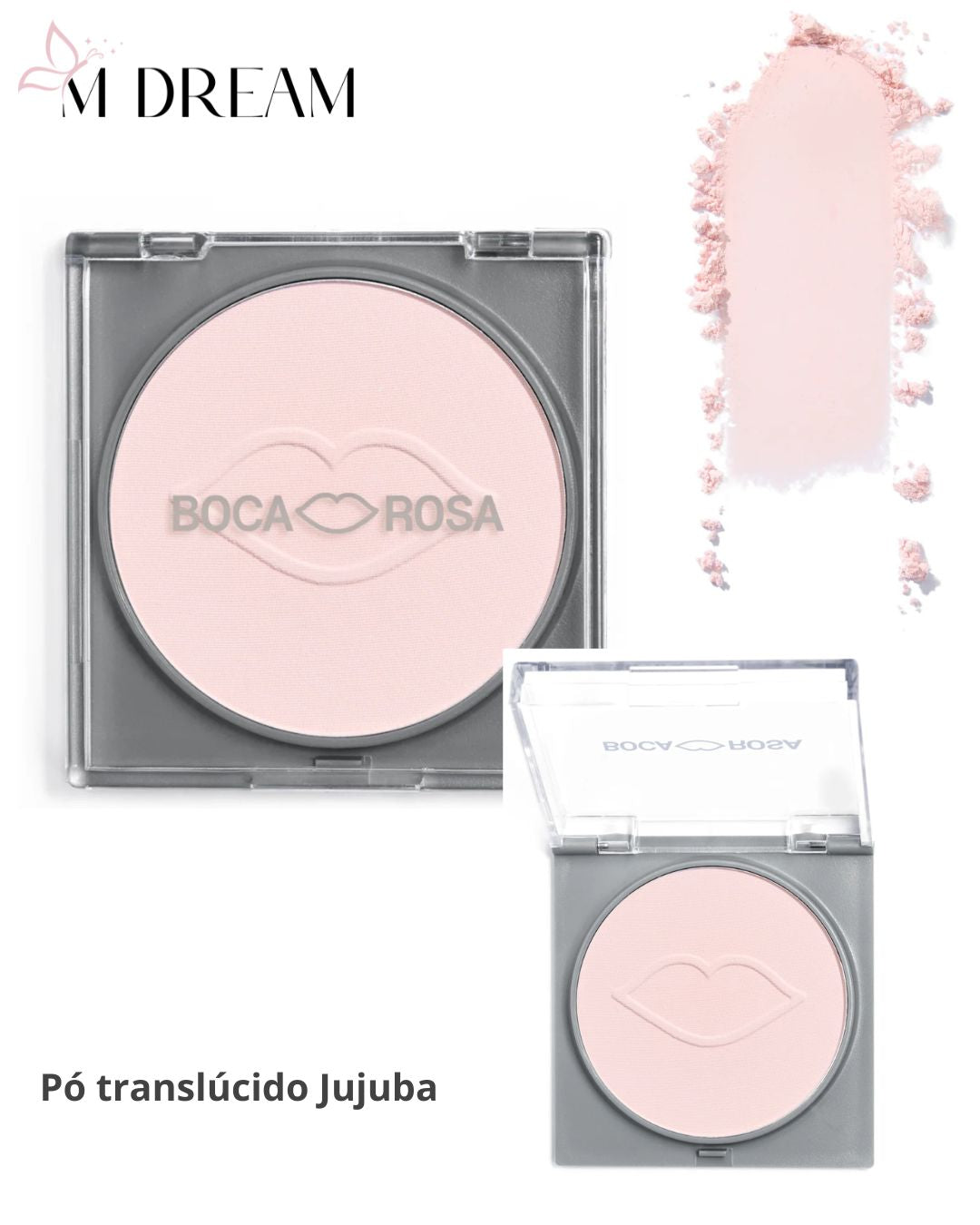 Pó Translúcido Boca Rosa -Jujuba