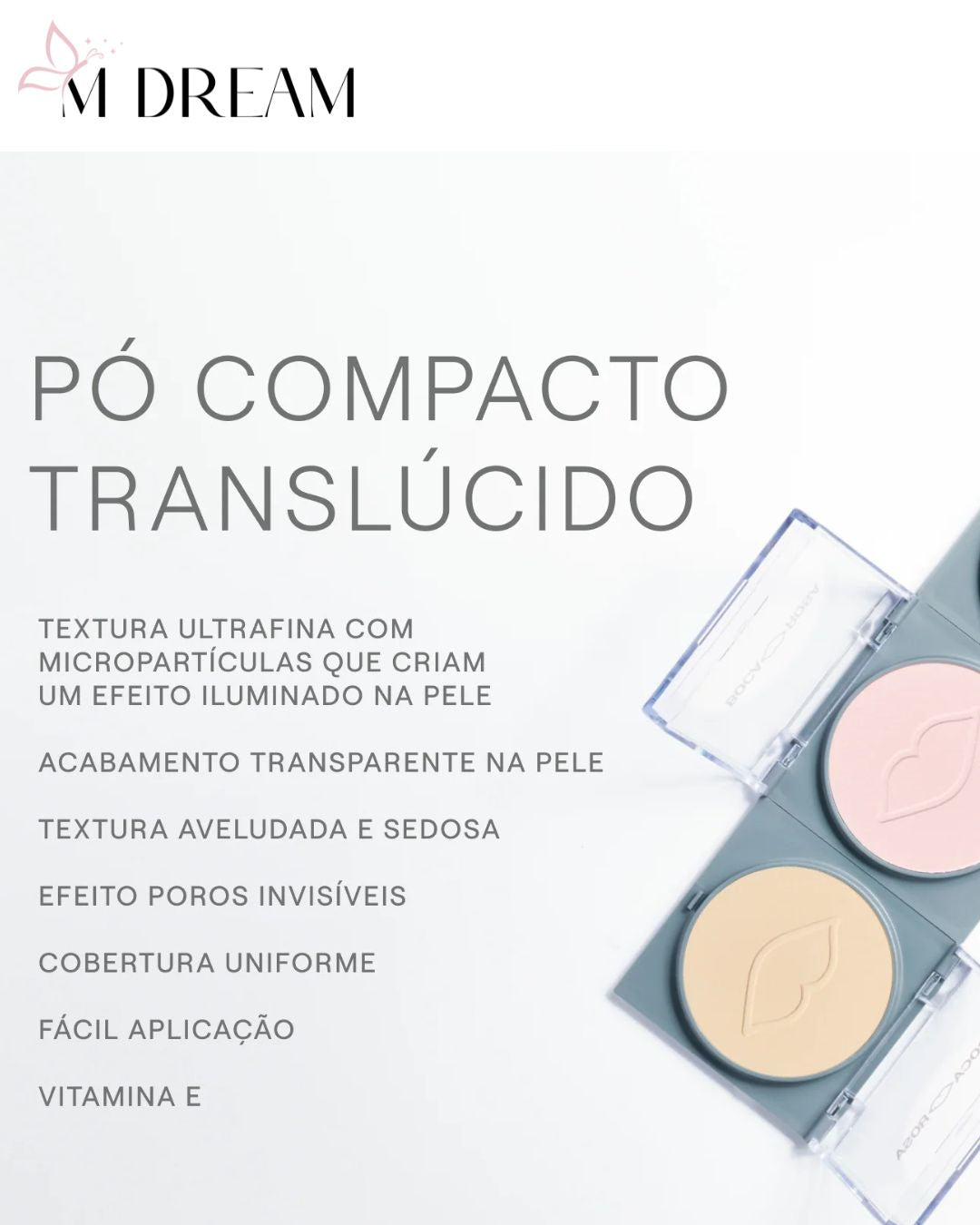 Pó Translúcido Boca Rosa -Jujuba