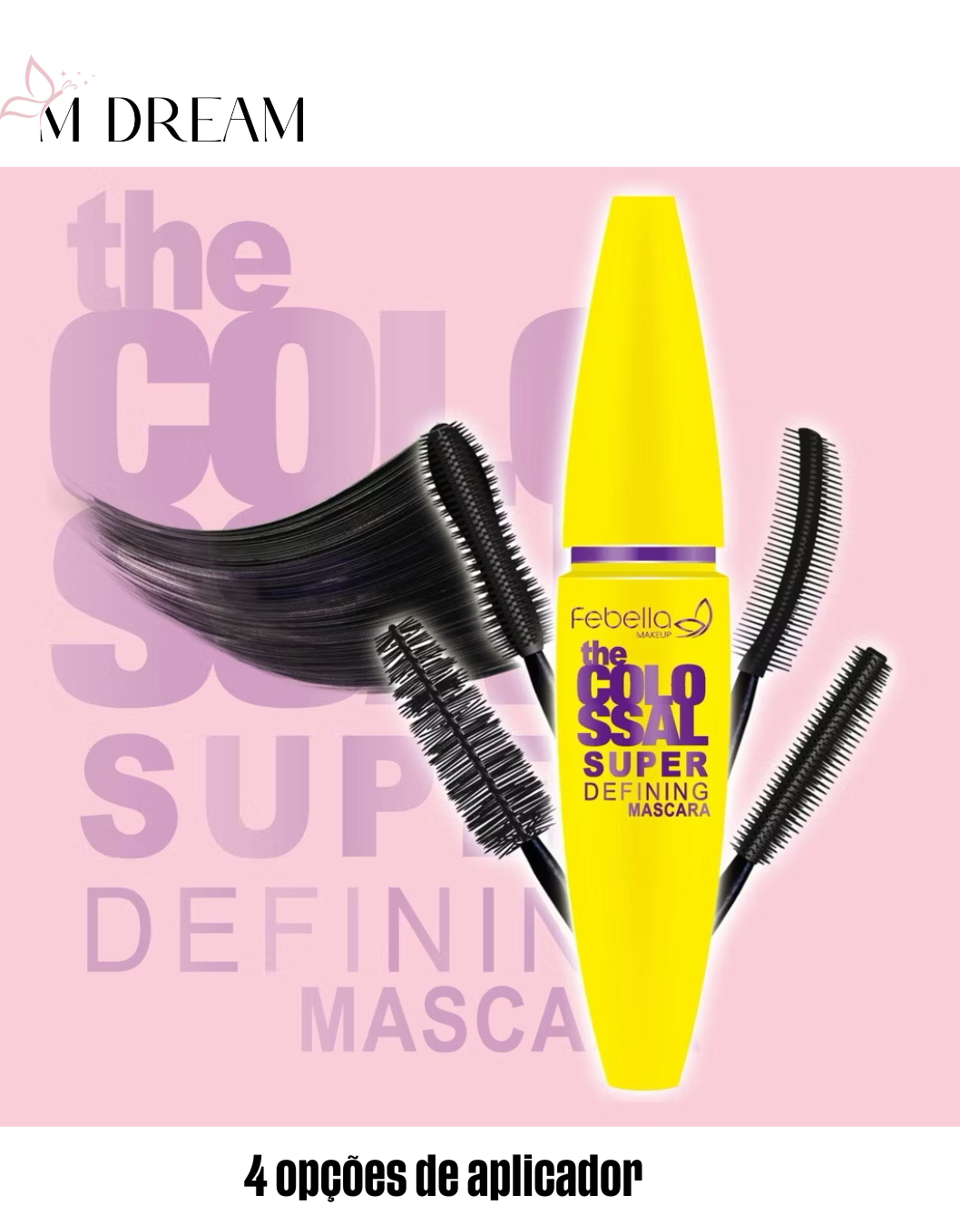 Máscara de Cílios Febella à Prova D’Água