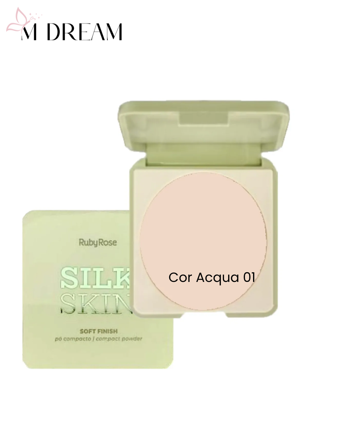 Pó Compacto Soft Finish Silk Skin – Ruby Rose (9,5g)