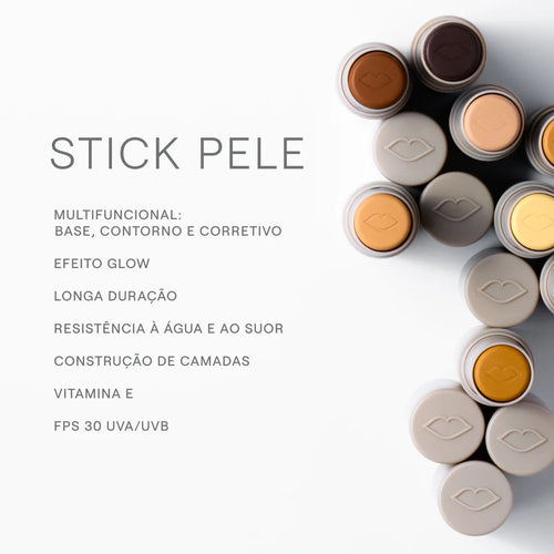 Base Multifuncional Boca Rosa Stick Pele