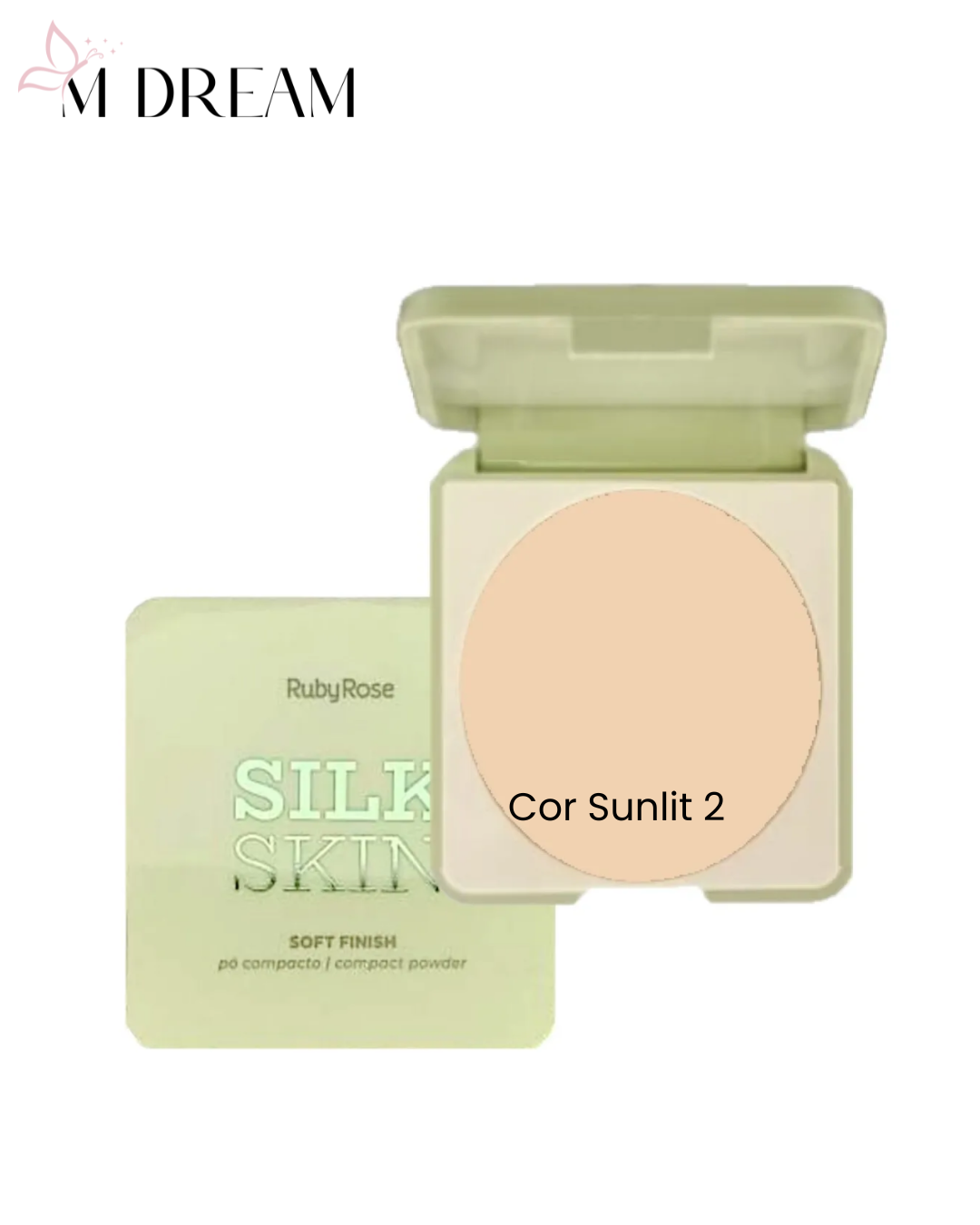 Pó Compacto Soft Finish Silk Skin – Ruby Rose (9,5g)