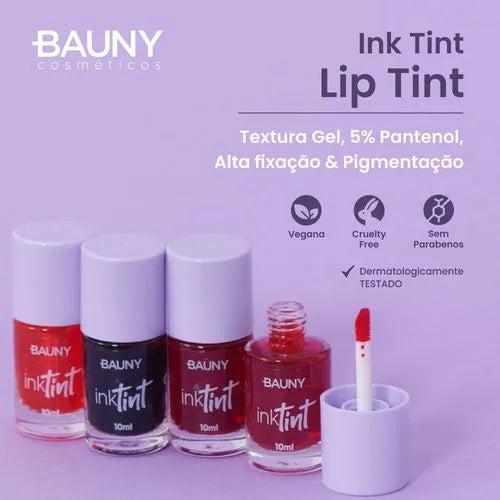 Bauny Lip Tint - SuperFix (Ink Red) - 10ml