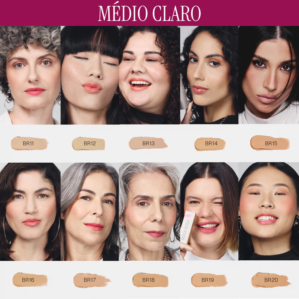 Base Multifuncional Boca Rosa Stick Pele