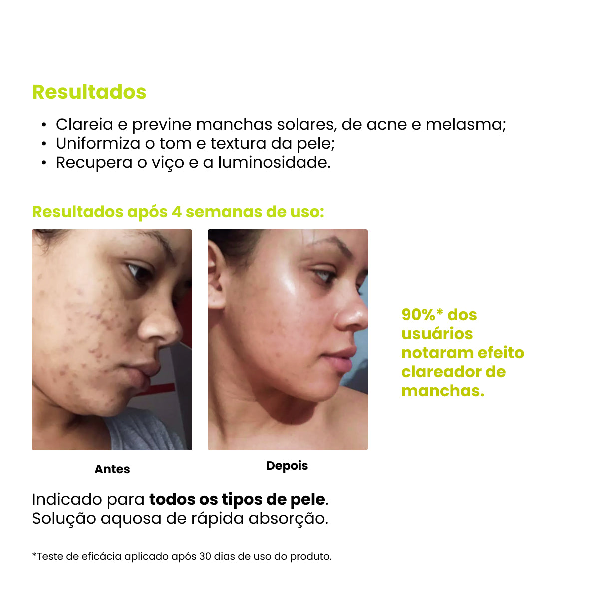 Tônico Clareador - Ácido Tranexâmico Creamy