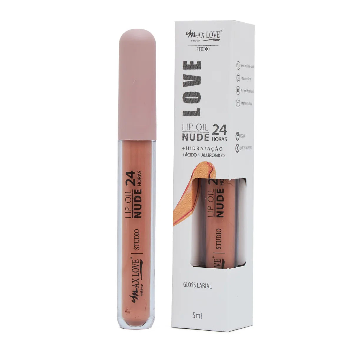 Lip Oil Nude 24 horas - Max Love