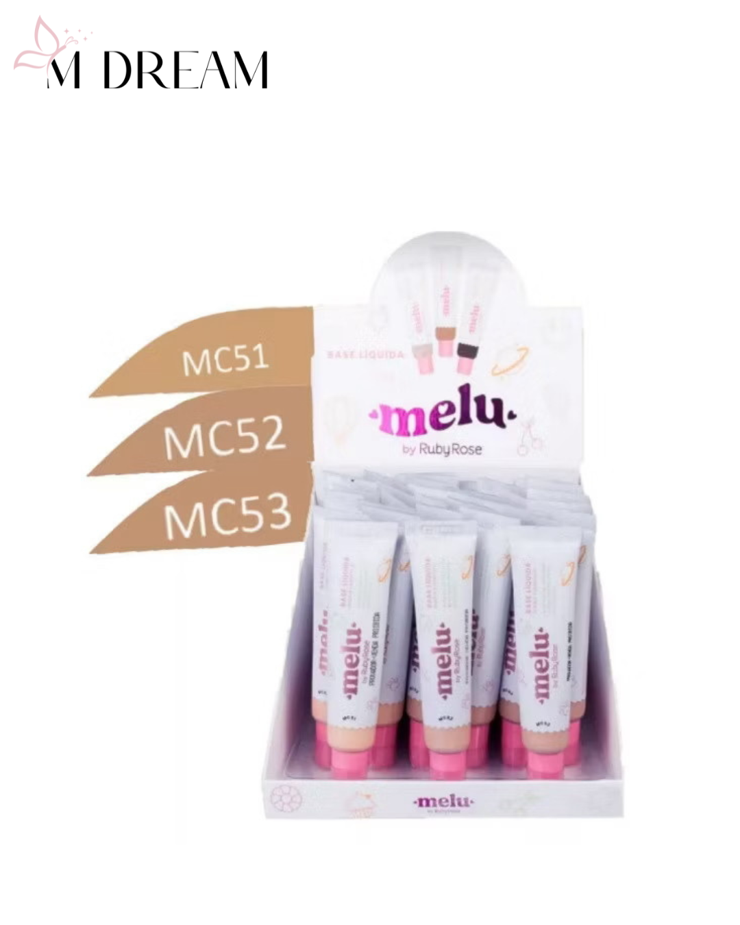 Base Líquida Melu – Ruby Rose (30ml)