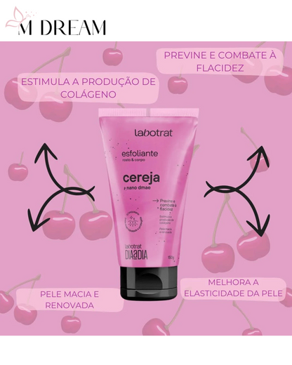Esfoliante Facial e Corporal Labotrat Cereja