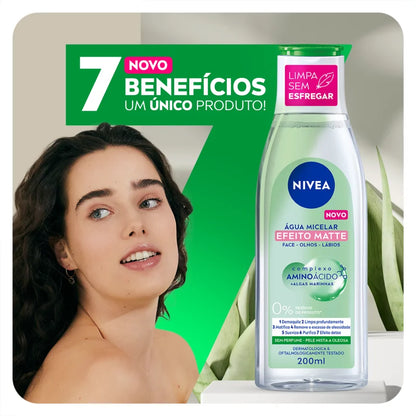 Água Micelar 7 em 1 Efeito Matte Remove Maquiagem -NIVEA