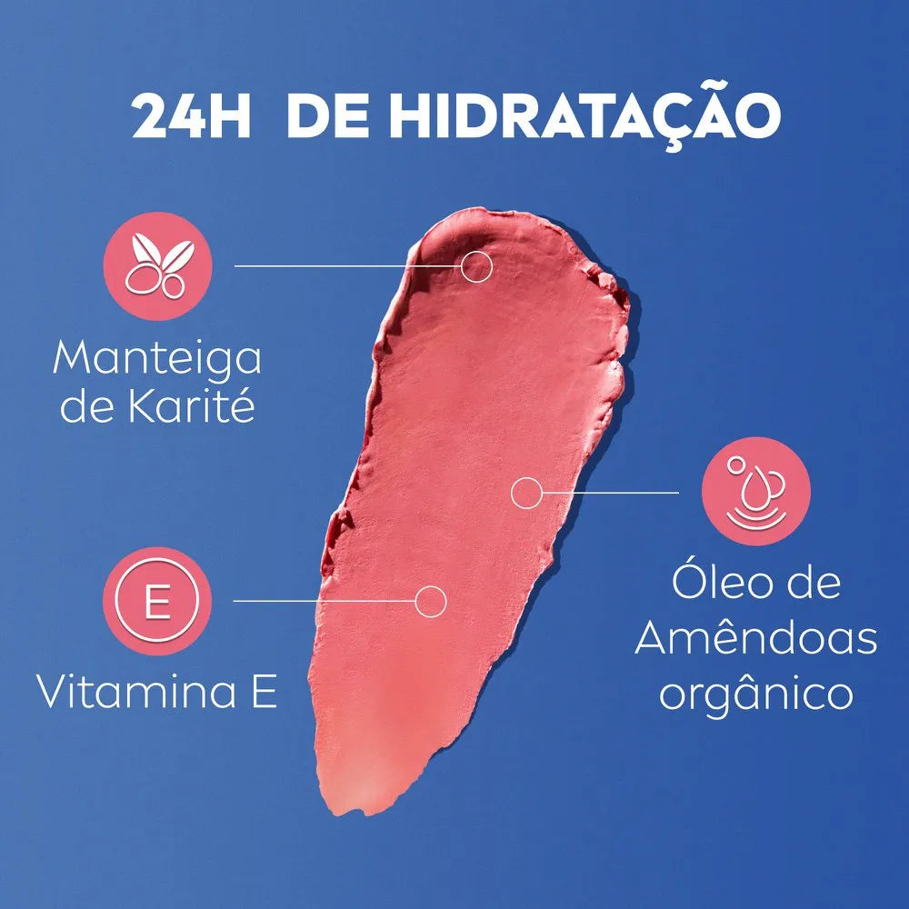 Hidratante Labial Nivea 2 Em 1 Hidra Color
