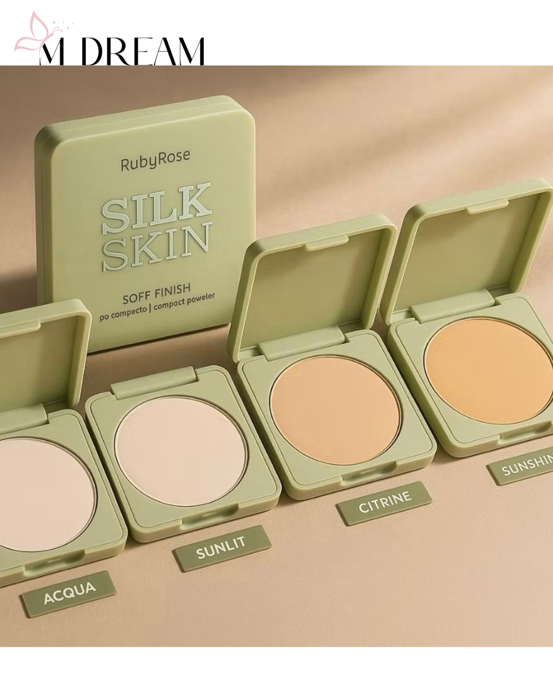 Pó Compacto Soft Finish Silk Skin – Ruby Rose (9,5g)