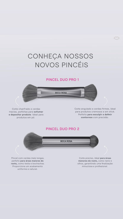 Pincel Boca Rosa DUO PRO 2