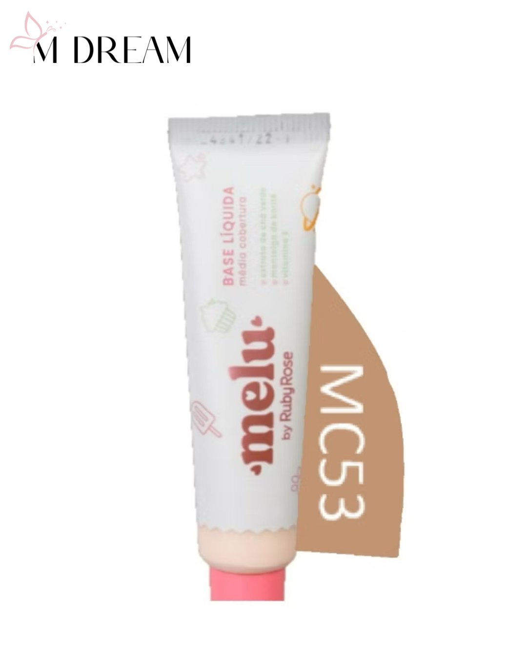 Base Líquida Melu – Ruby Rose (30ml)