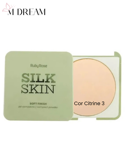 Pó Compacto Soft Finish Silk Skin – Ruby Rose (9,5g)