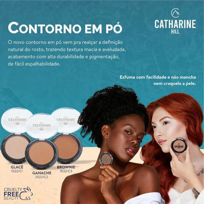 Contorno Compacto Brownie Pó Matte - Catharine Hill