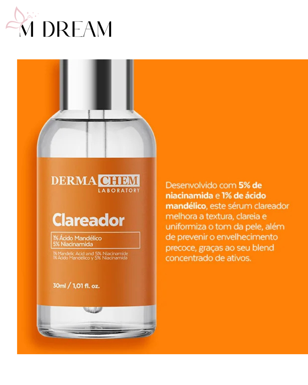 Sérum Clareador Melasma Clear – Dermachem