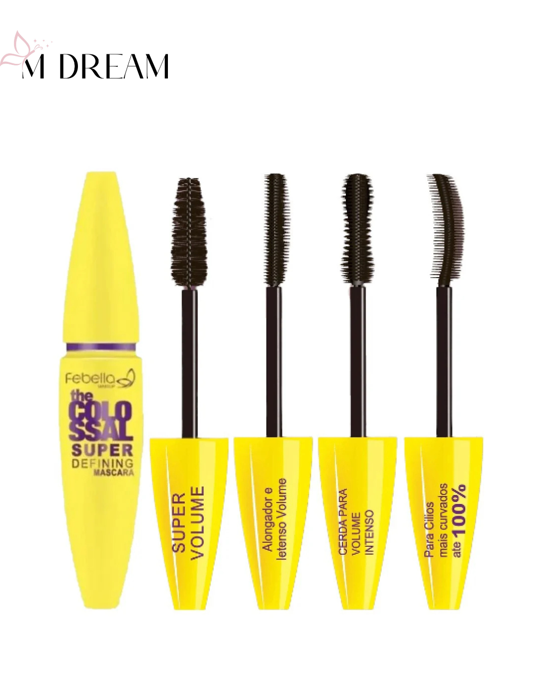 Máscara de Cílios Febella à Prova D’Água