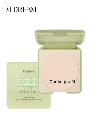 Pó Compacto Soft Finish Silk Skin – Ruby Rose (9,5g)