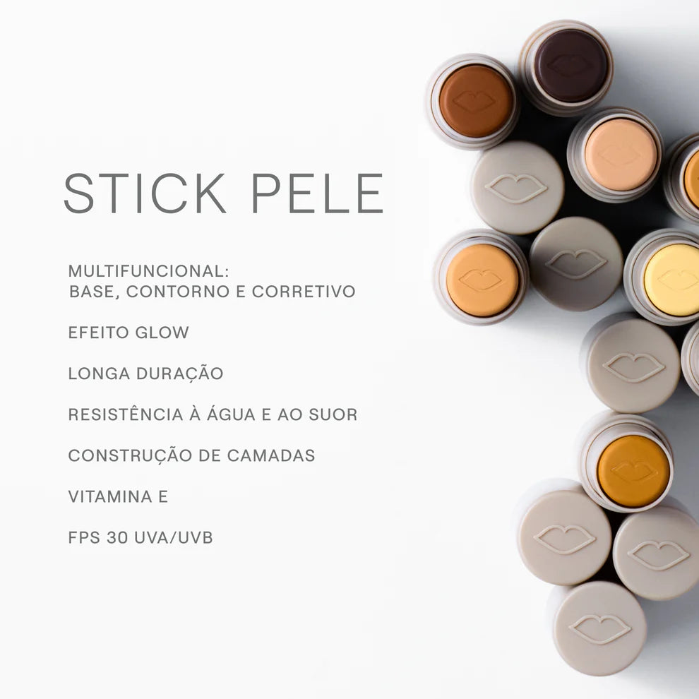 Base Multifuncional Boca Rosa Stick Pele