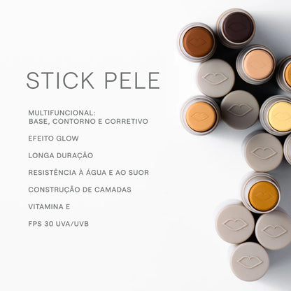 Base Multifuncional Boca Rosa Stick Pele