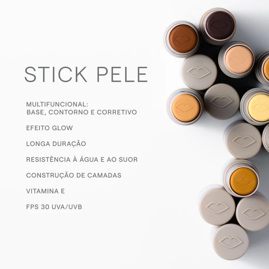 Base Multifuncional Boca Rosa Stick Pele