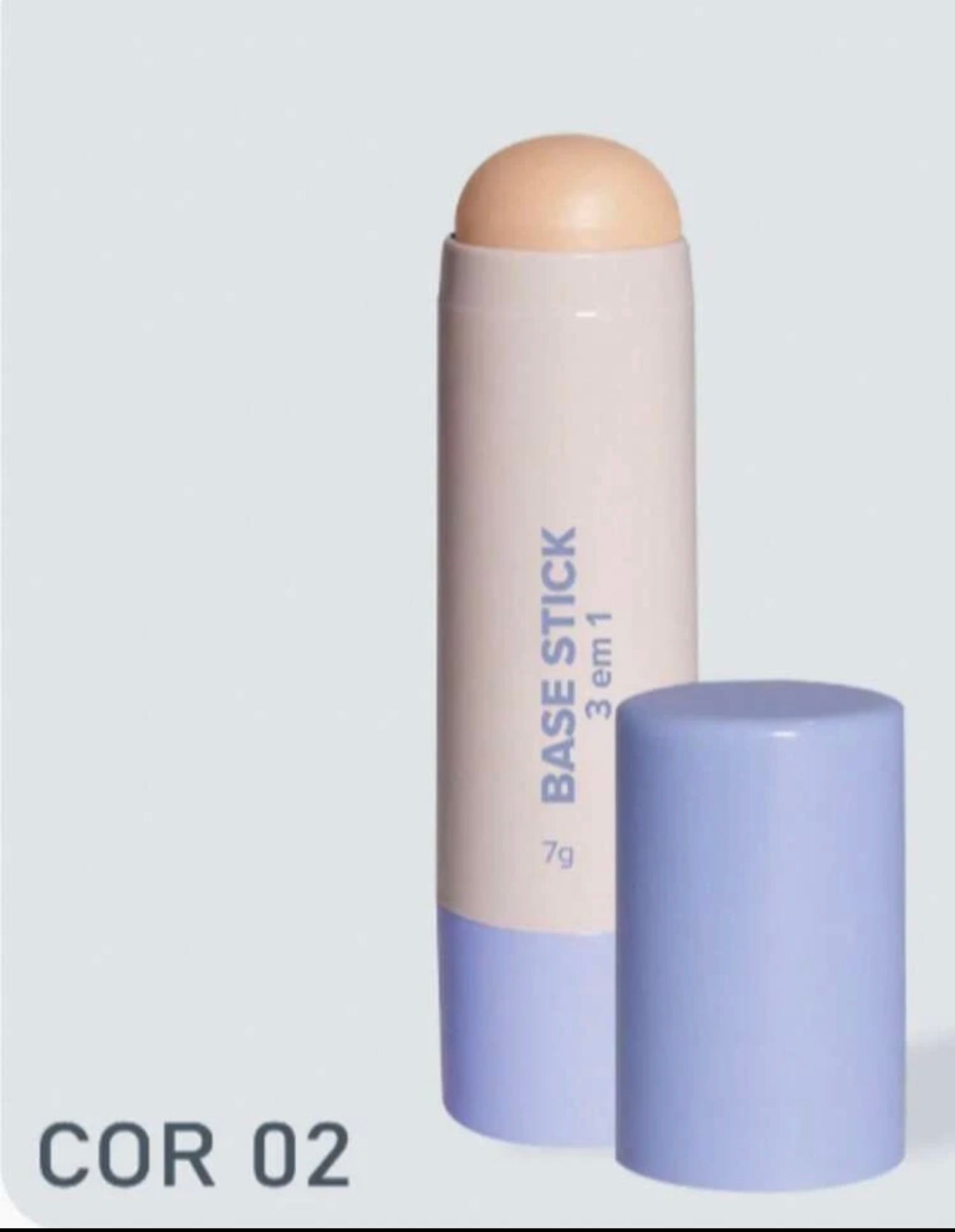 Base Stick 3 em 1 Miss Lary – Base, Corretivo e Contorno