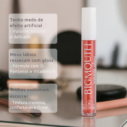 Gloss Labial Big Mouth Rose-  Phallebeauty
