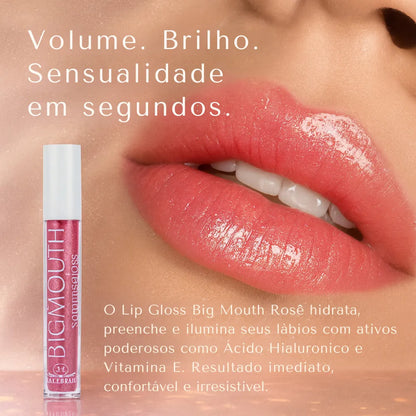 Gloss Labial Big Mouth Rose-  Phallebeauty