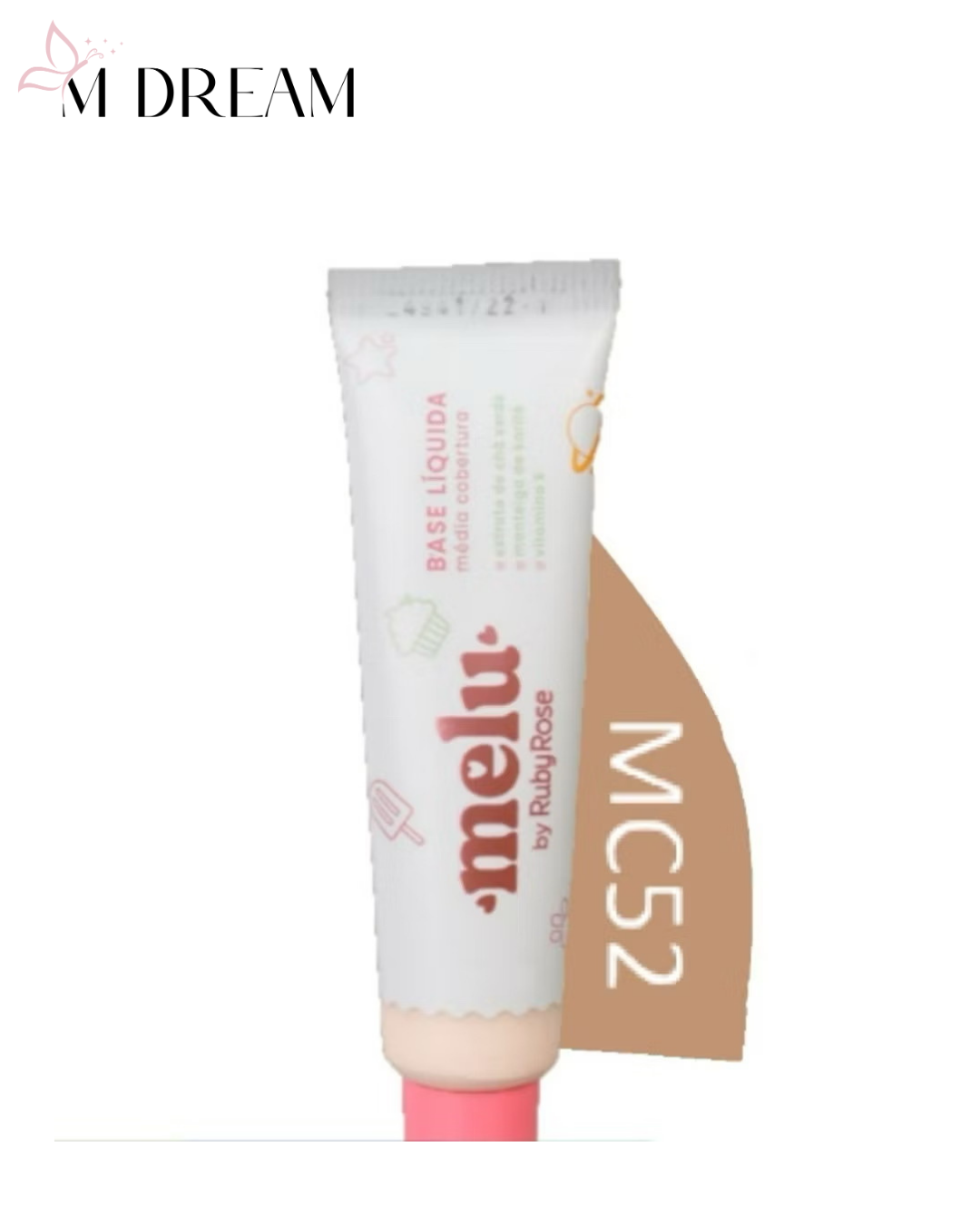 Base Líquida Melu – Ruby Rose (30ml)