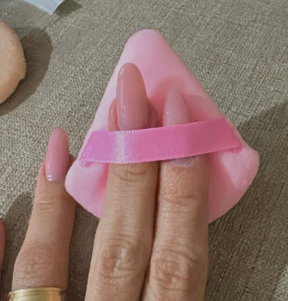 2 Esponjas Triangular para Maquiagem