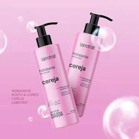 HIDRATANTE CORPORAL CEREJA- COM PREBIÓTICOS LABOTRAT