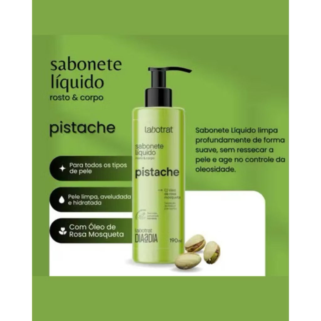 SABONETE LÍQUIDO HIDRATANTE PISTACHE LABOTRAT