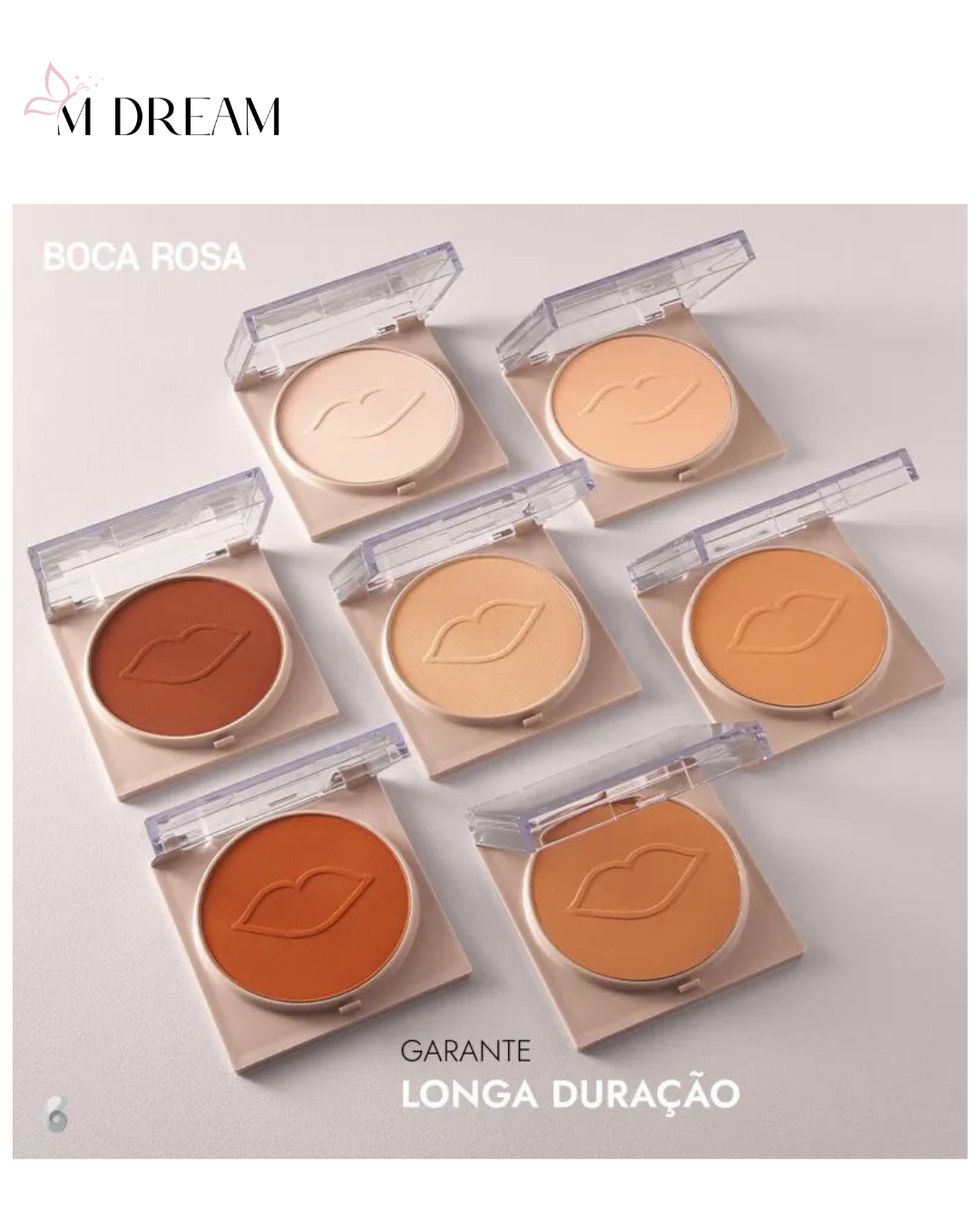 Pó Compacto Boca Rosa