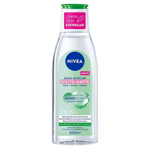 Água Micelar 7 em 1 Efeito Matte Remove Maquiagem -NIVEA