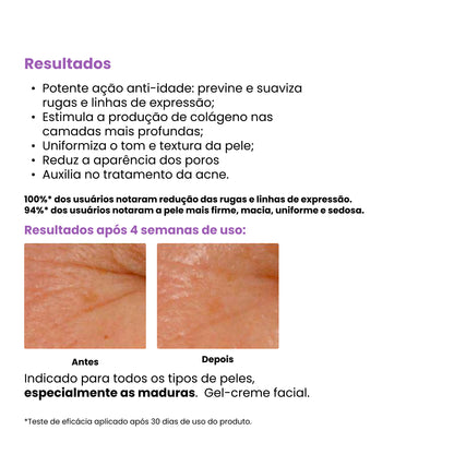 Retinol - Creme Corretivo Anti sinais Creamy