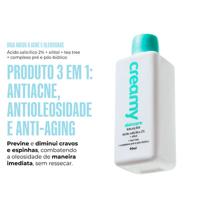 Tônico Antioleosidade Creamy - Ácido Salicílico