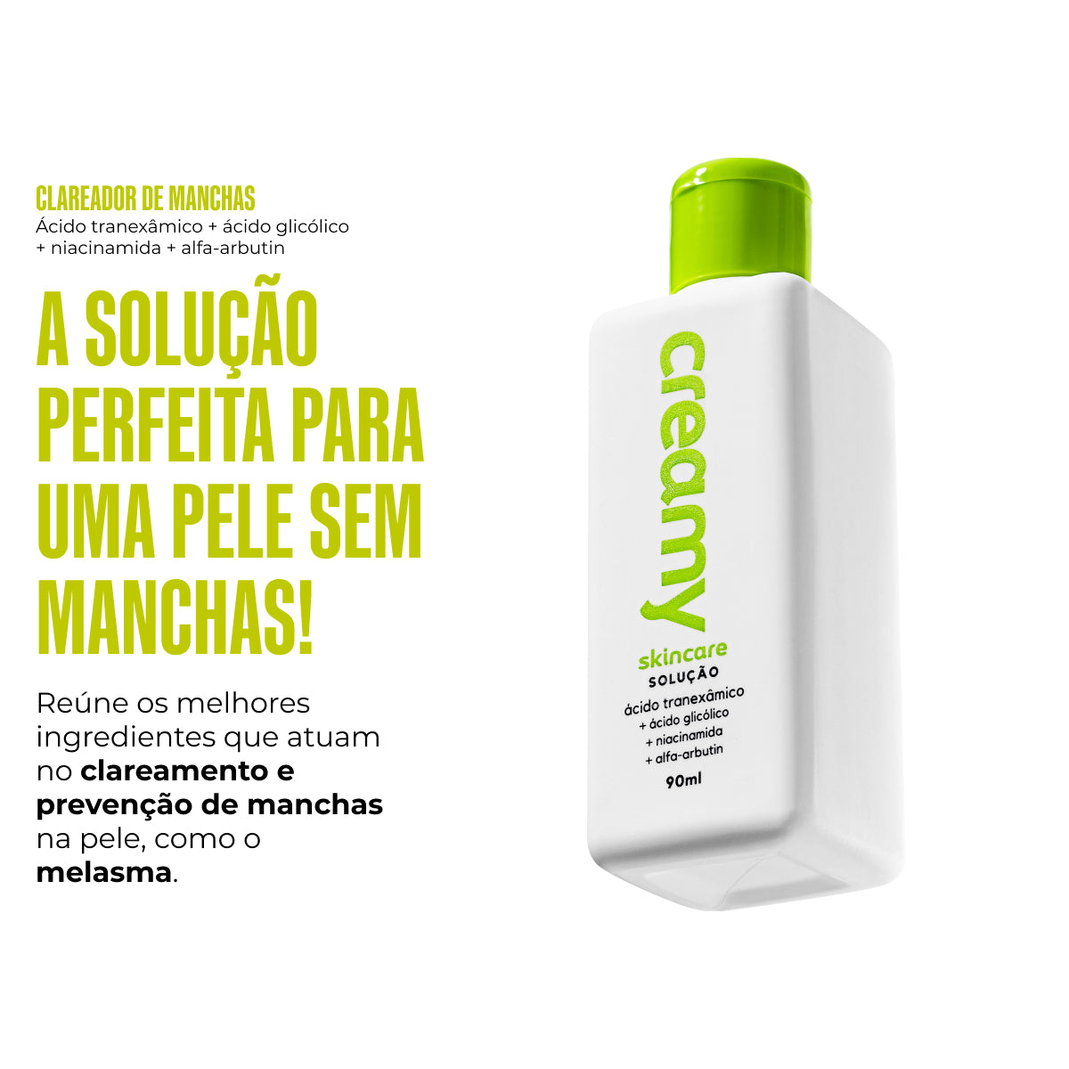 Tônico Clareador - Ácido Tranexâmico Creamy